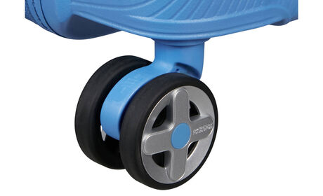 Shock absorbing double wheels