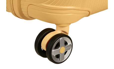 Shock absorbing double wheels
