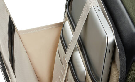 Easy access front pocket