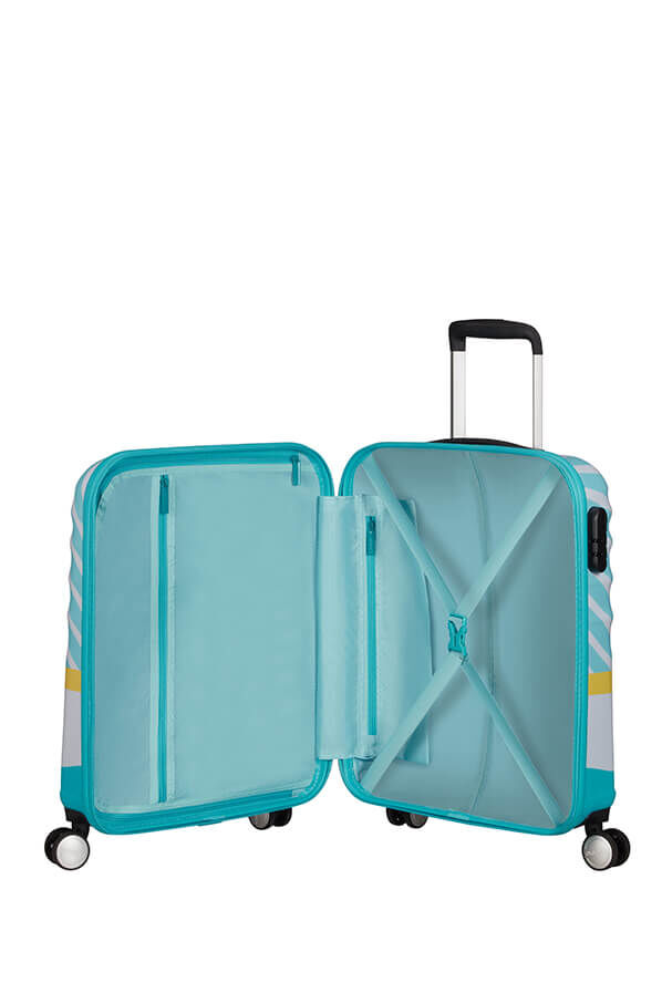 Spinner Mickey Kiss Rolling | 55cm Wavebreaker Disney UK Blue Luggage