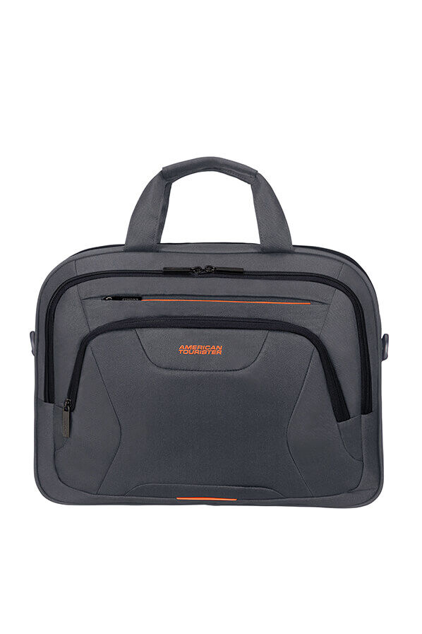 American Tourister At Work Laptop Bag  15.6inch Grey/Orange