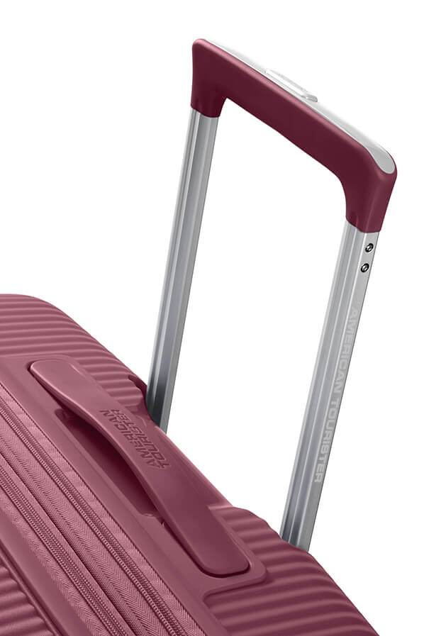 SoundBox Medium Check-in | American Tourister Soundbox Spinner TSA Expandable 67cm  Dark Burgundy