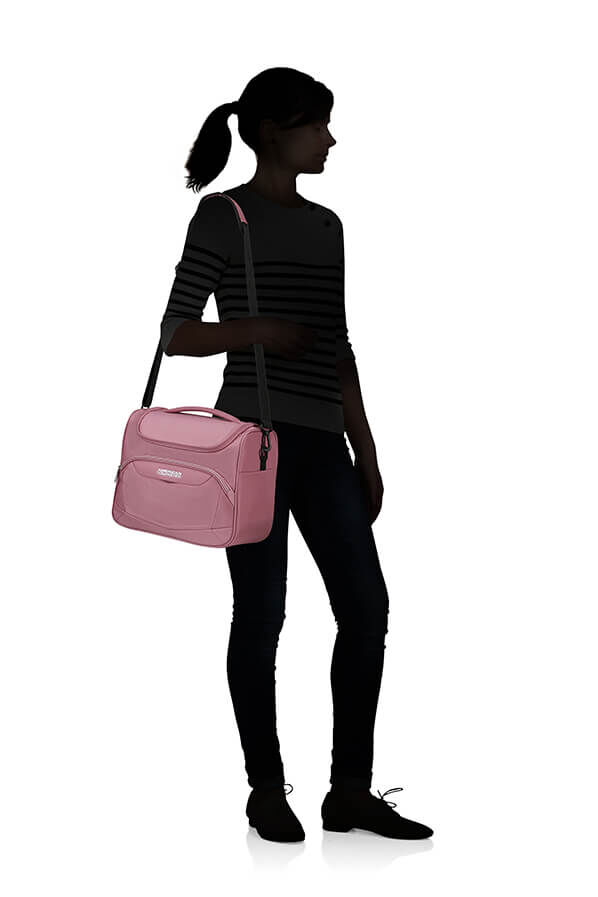 American Tourister SummerRide Beauty Case  Lilas Pink