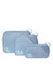 Packing Cubes Set of 3 Packing Cubes | American Tourister American Tourist. Ta Packing Cubes S/M/L  Stone Blue/Blue
