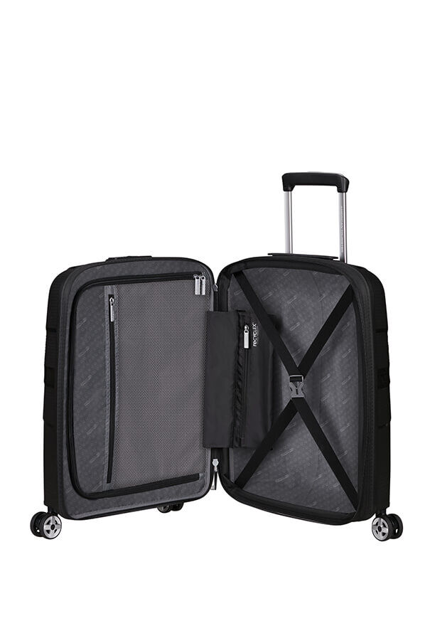 American Tourister Starvibe Spinner Expandable TSA 55cm Black