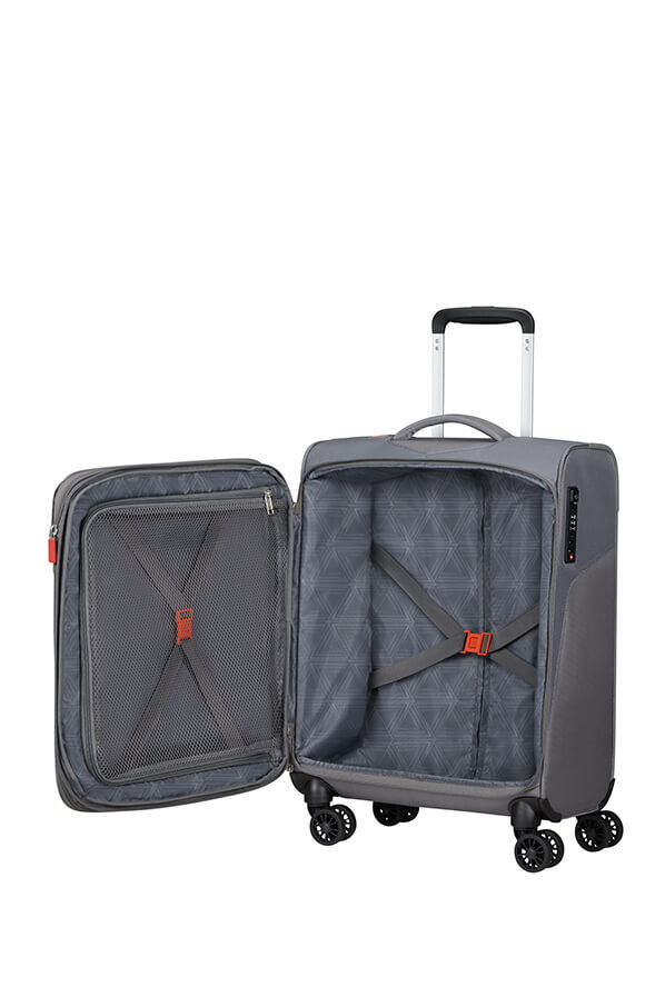 American Tourister Summerfunk Spinner Exp TSA 55cm  Titanium Grey