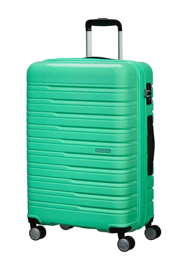 Flashline Pop Medium Check-in | American Tourister Flashline Pop Spinner Exp TSA 67cm  Light Green