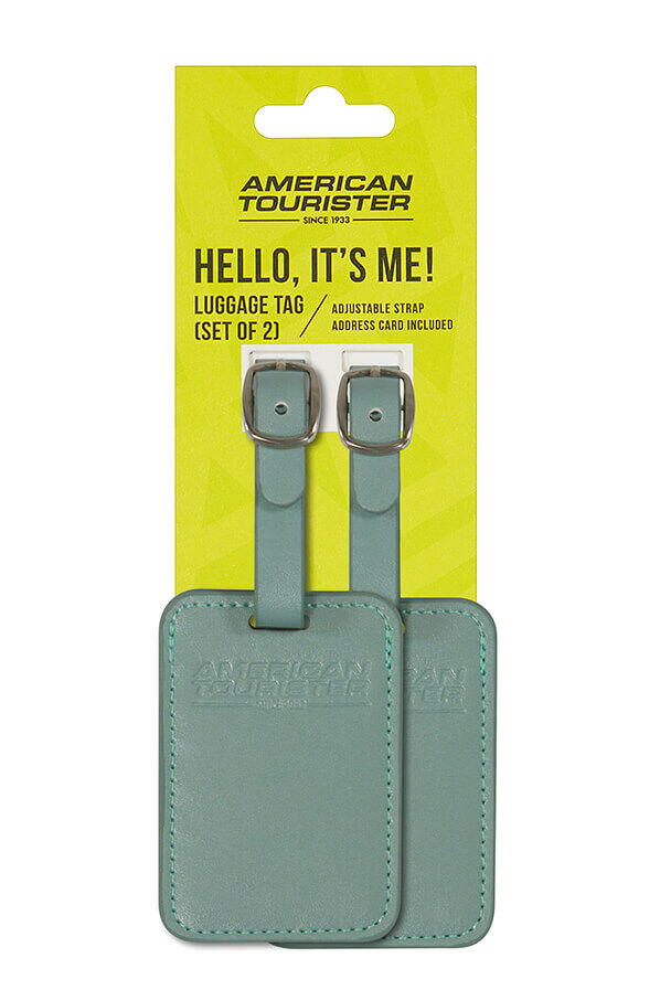 American Tourister American Tourist. Ta Luggage Tag X2  Iceberg Green