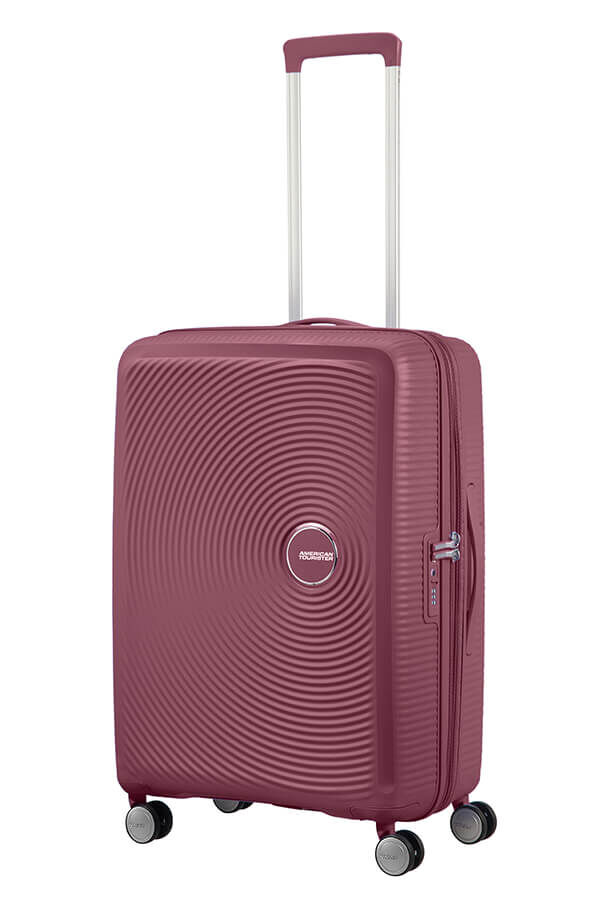 SoundBox Medium Check-in | American Tourister Soundbox Spinner TSA Expandable 67cm  Dark Burgundy