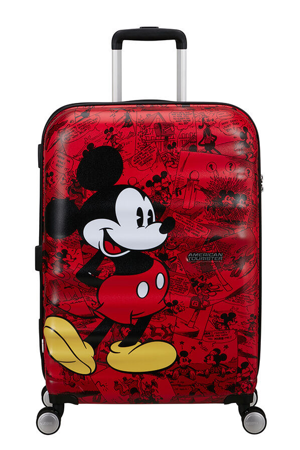 American Tourister Disney Wavebreaker Spinner TSA Disney Fl 67cm  Mickey Comics Red