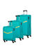 American Tourister Springwave Luggage set  Mint/Yellow