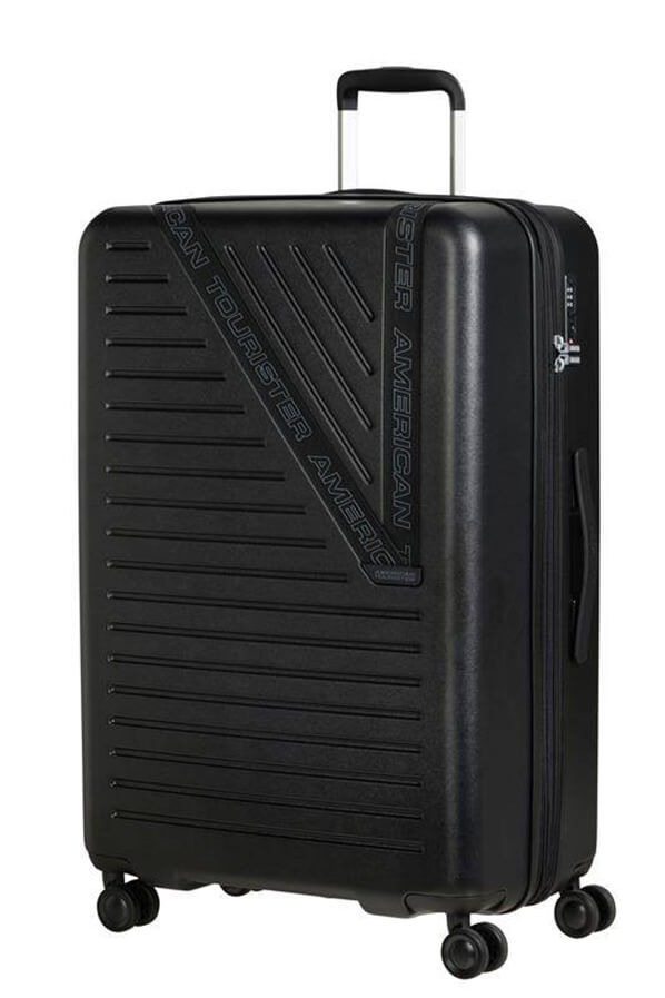 Dynabelt Large Check-in | American Tourister Dynabelt Spinner EXP TSA 77cm  Volcano Black