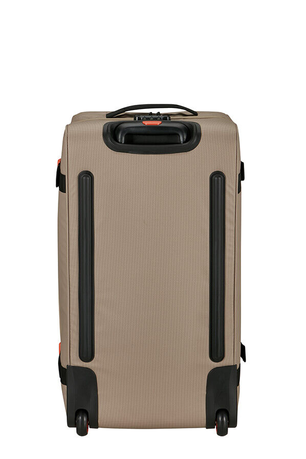 American Tourister Urban Track Duffle with Wheels Coated M  Beige/Orange