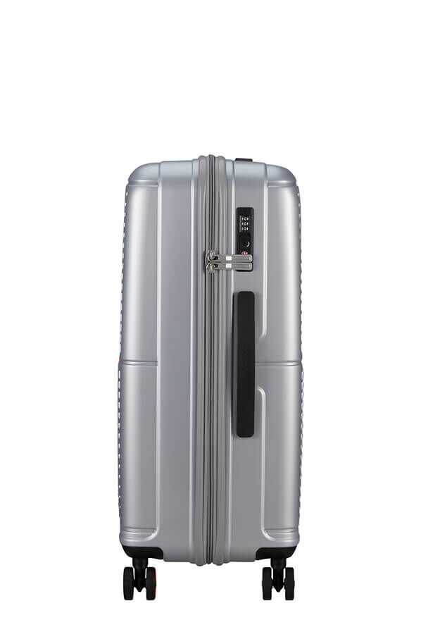 American Tourister Geopop Spinner 67/24 Tsa. 67cm  Metallic Silver