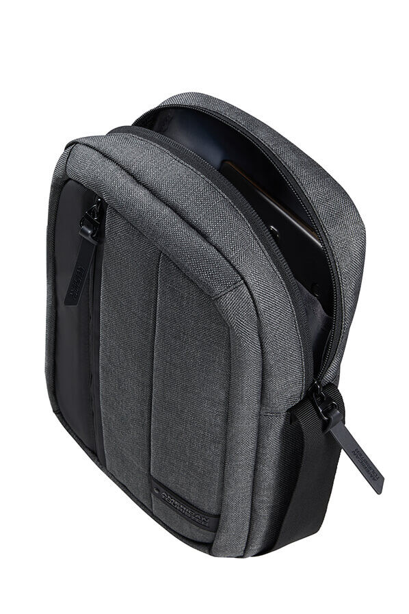 American Tourister Streethero Cross-Over  Grey Melange