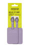 American Tourister American Tourist. Ta Luggage Tag X2  Digital Lavender