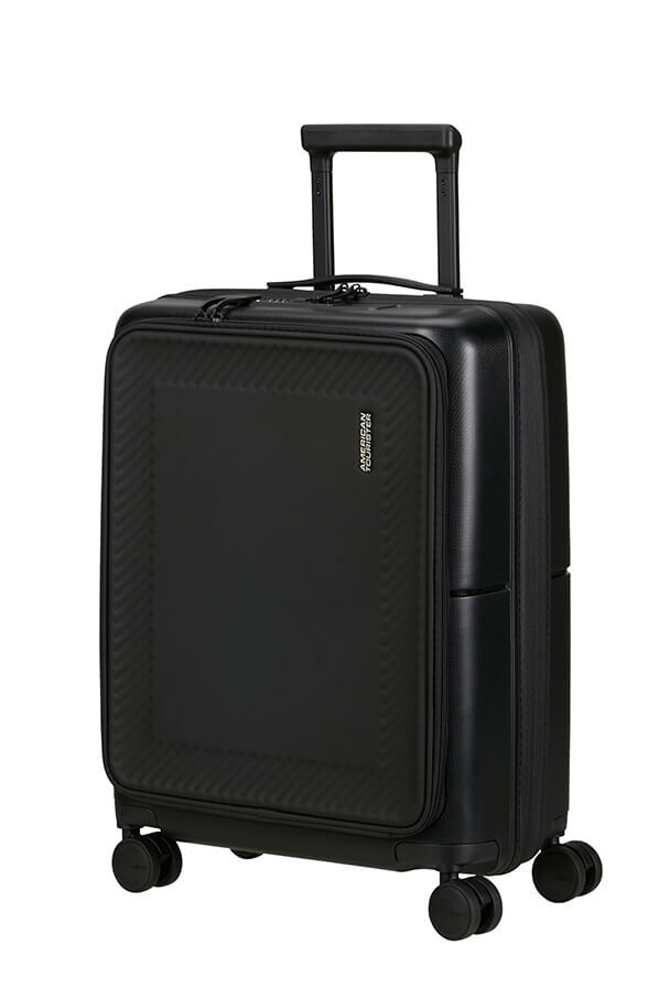 American Tourister DashPop Spinner Expandable Frontloader 55cm  True Black