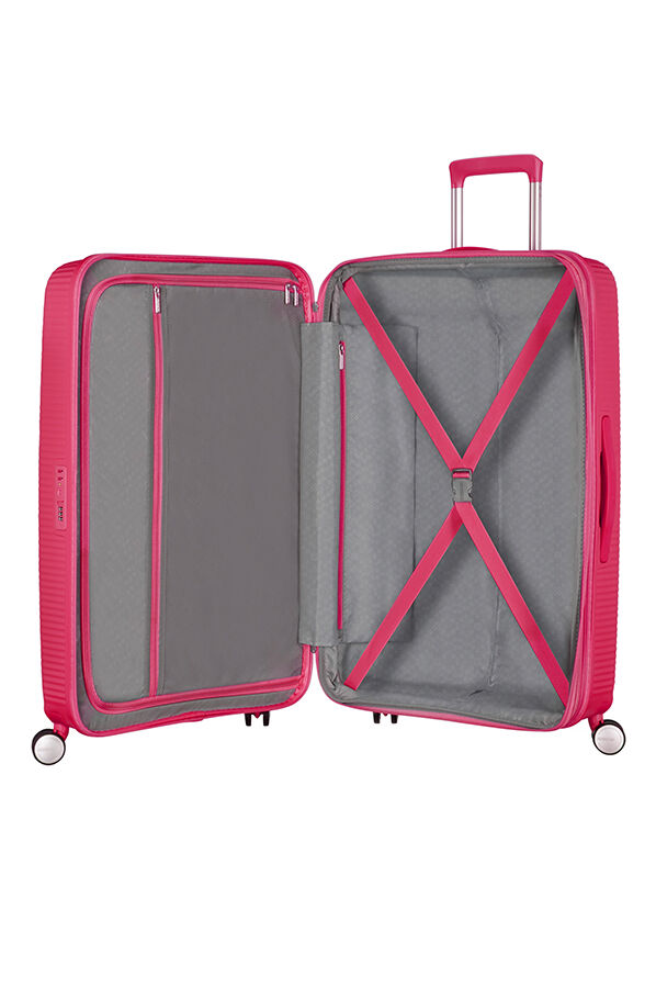 SoundBox Medium Check-in | American Tourister Soundbox Spinner Expandable 67cm Lightning Pink