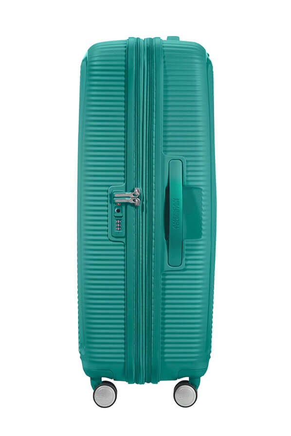American Tourister Soundbox Spinner TSA Expandable 77cm  Forest Green