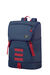American Tourister Urban Groove Laptop Backpack  Navy/Red