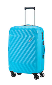 American Tourister Ziggzagg 4-wheel 67cm medium Spinner suitcase Spring Blue