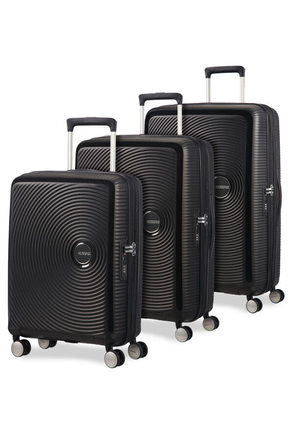 SoundBox Luggage set Black Rolling Luggage UK