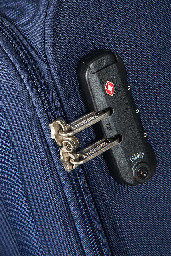 American Tourister Summer Session Spinner TSA 55cm  Dark Blue/Light Blue