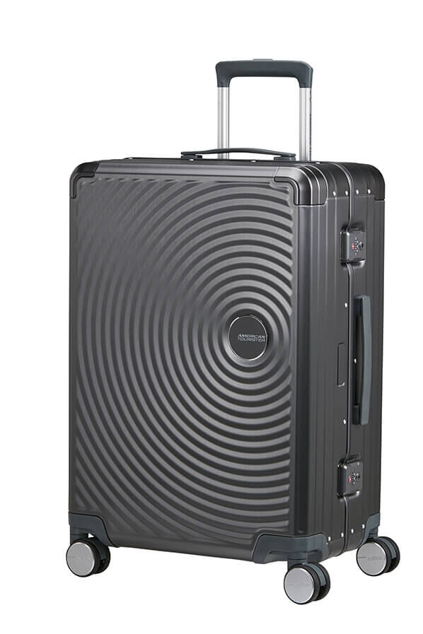 American Tourister Soundbox Alu Spinner TSA 68cm  Brushed Anthracite