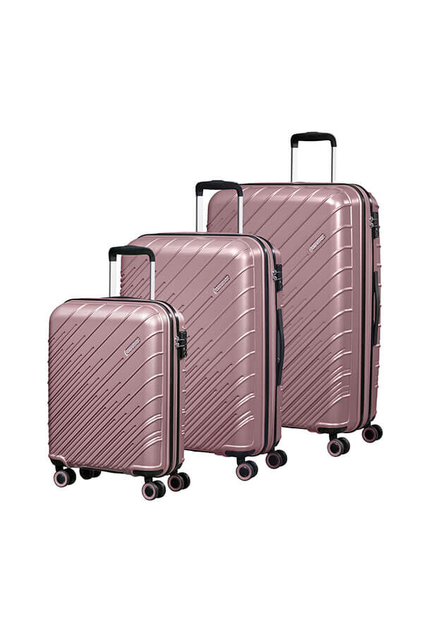 American Tourister Speedstar 3 PC SET A  Rose Gold