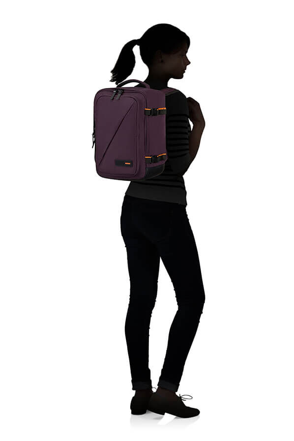 American Tourister Take2cabin Casual Backpack S  Dark Plum