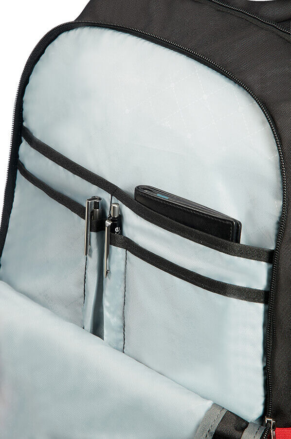 American Tourister Urban Groove Laptop Backpack  15.6inch Black/Red