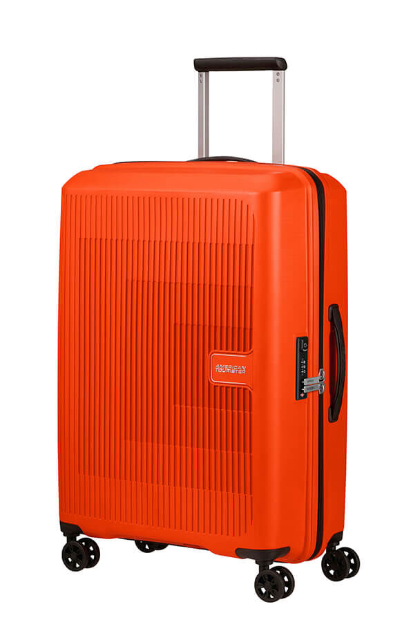Aerostep Spinner 67/24 Exp Tsa | Orange Luggage UK Bright 67cm Rolling