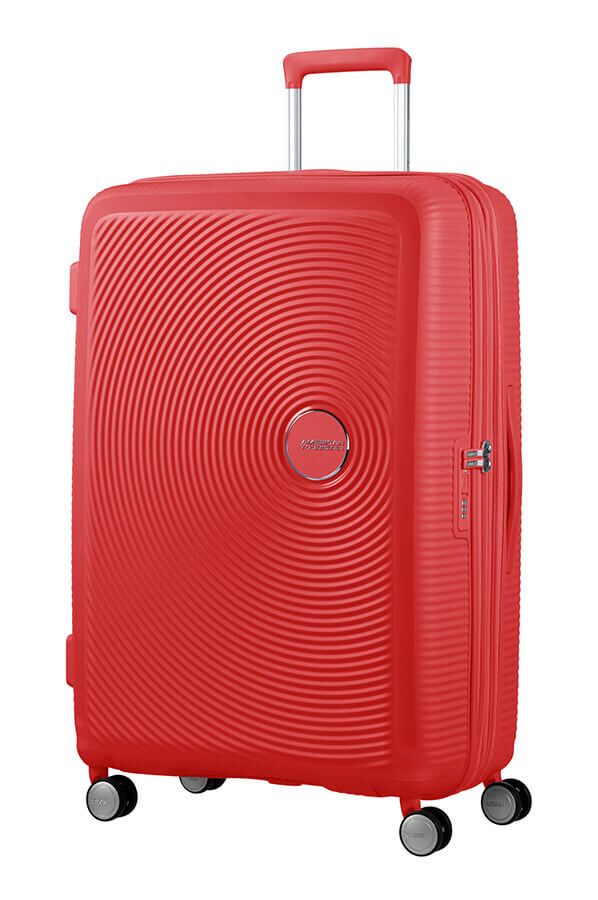 American Tourister Soundbox Spinner Expandable 77cm  Coral Red