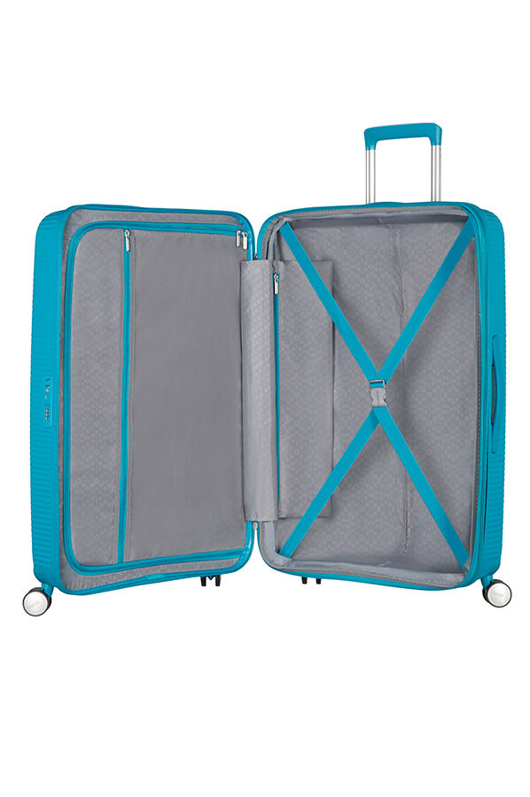 American Tourister Soundbox Spinner Expandable 77cm Summer Blue