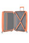 SoundBox Medium Check-in | American Tourister Soundbox Spinner TSA Expandable 67cm  Cantaloupe