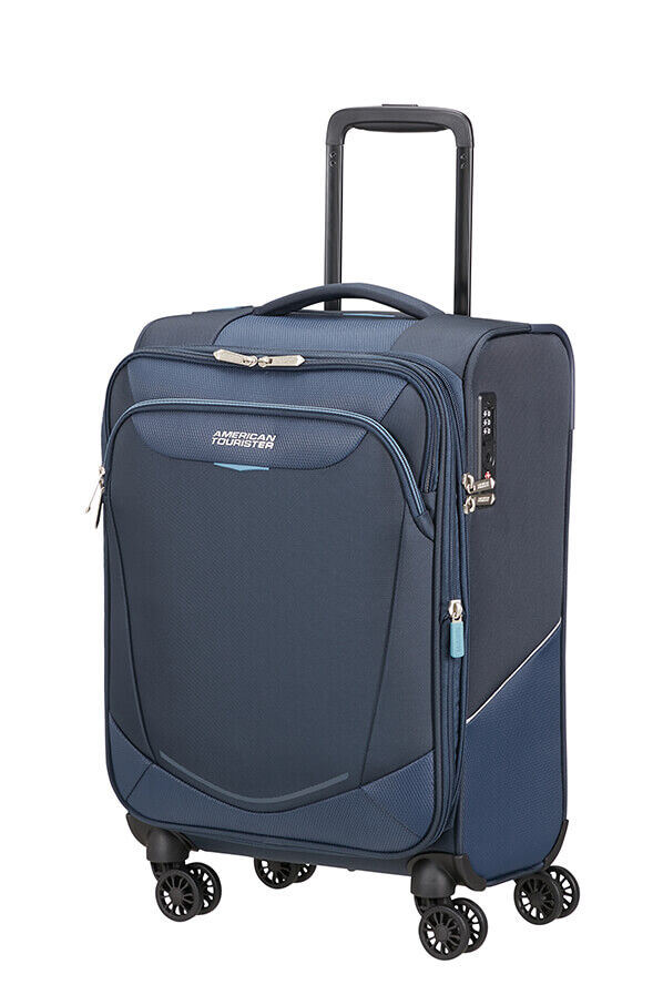 American Tourister SummerRide Spinner Expandable TSA 55cm L35  Navy