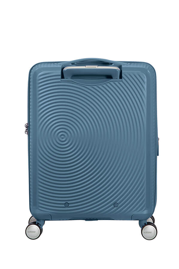 American Tourister Soundbox Spinner Expandable 55cm  Stone Blue