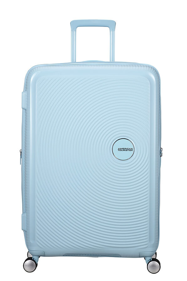 American Tourister SoundBox Spinner TSA Expandable 77cm  Pastel Blue