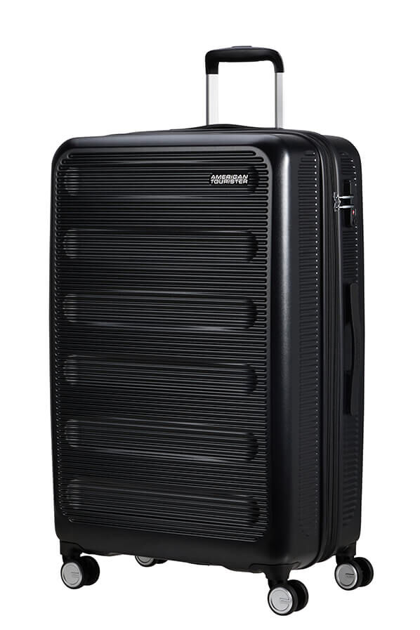 Astrobeam Large Check-in | American Tourister Astrobeam Spinner EXP TSA 78cm  Storm Black