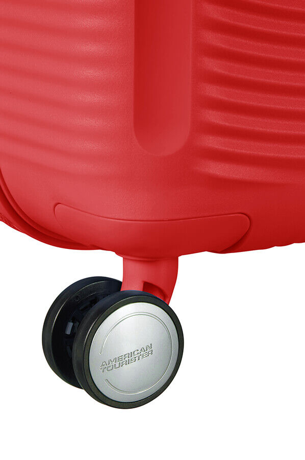 American Tourister Soundbox Spinner Expandable 55cm  Coral Red