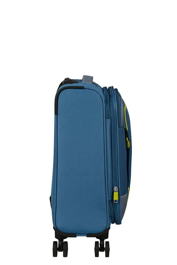 American Tourister Pulsonic Spinner Expandable 55 cm  Coronet Blue