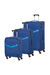American Tourister Springwave Luggage set  Dark Blue/Light Blue