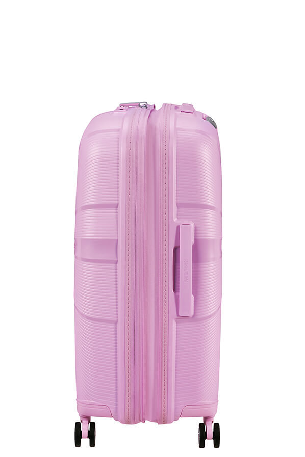 American Tourister StarVibe Spinner Expandable TSA 67cm  Metallic Pastel Lavender