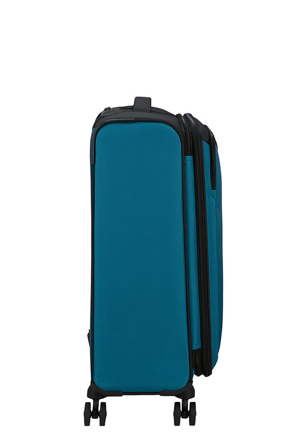 American Tourister Daring Dash Spinner Expandable TSA M  Black/Blue