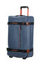 American Tourister Urban Track Duffle with Wheels Coated M  Navy/Orange