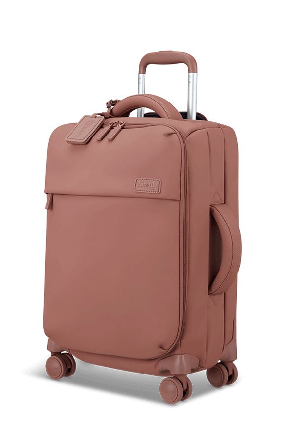 Lost In Berlin Cabin suitcase 55cm Pink Rolling Luggage UK
