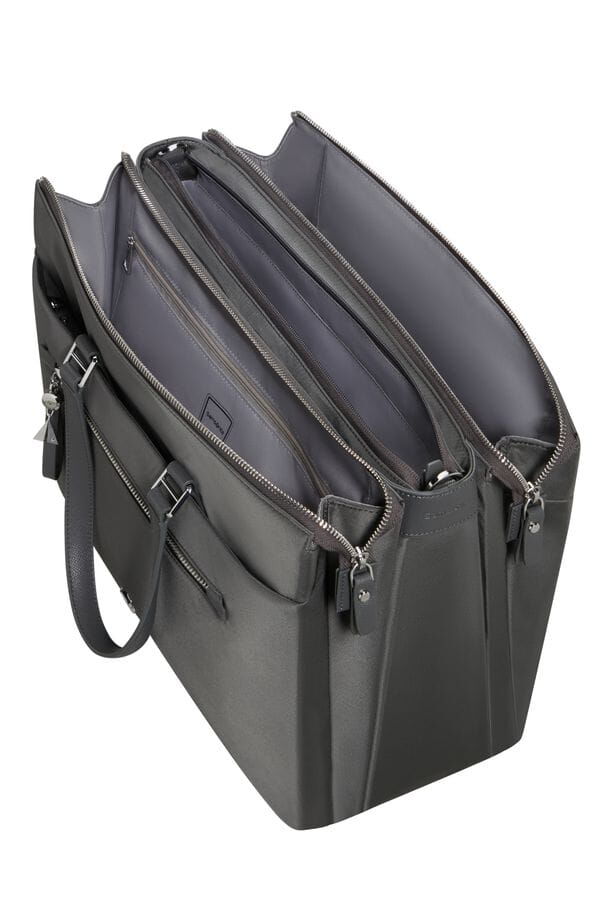 Samsonite Karissa Evo Org. Tote 14.1' 3 Comp  Gunmetal Green