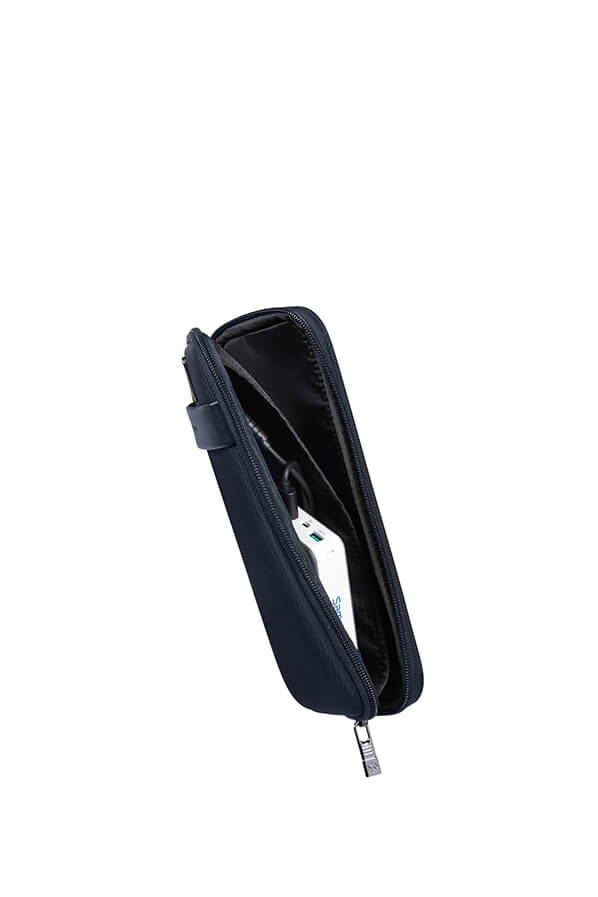 Blue Rolling Luggage Neopod Out Pouch | UK SL. 55cm Midnight Spinner Expandable