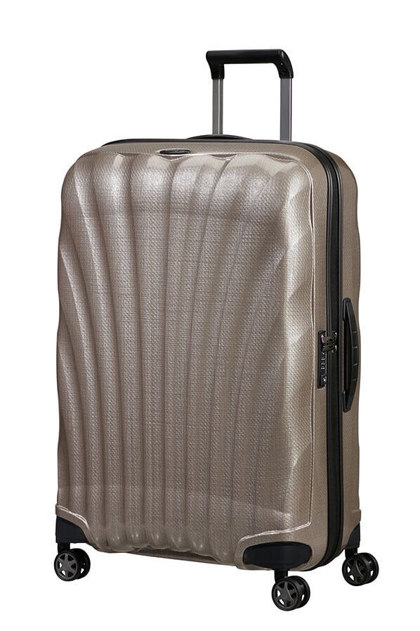 C-Lite Spinner (4 wheels) 75cm Beige Rolling Luggage UK