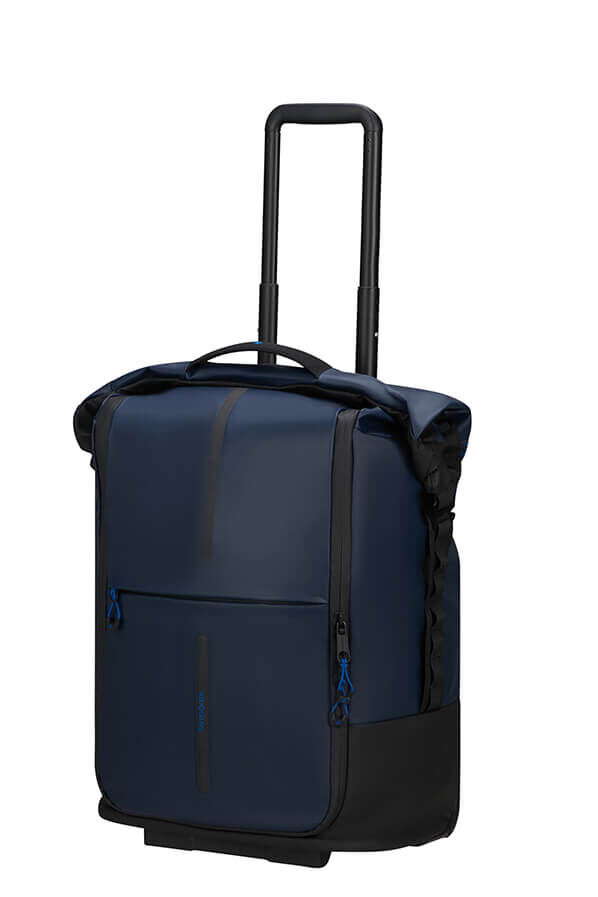 Ecodiver Foldable duffle with wheels 4-in-1 Blue Rolling Luggage UK